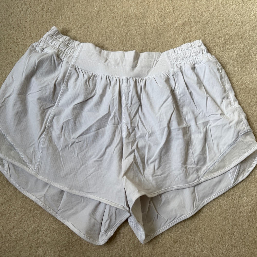 Lululemon Women's White Athletic Shorts